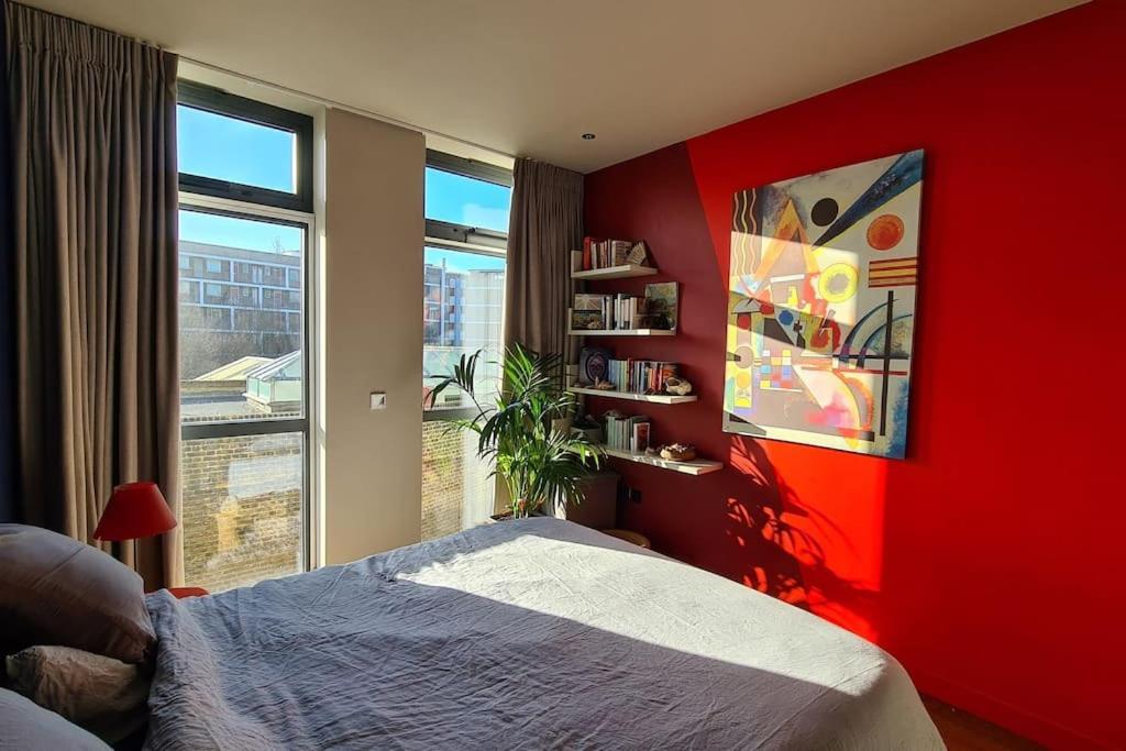 Luxurious Flat Sunny, Quiet, Design, Lift, Balcony Appartement Londen Buitenkant foto