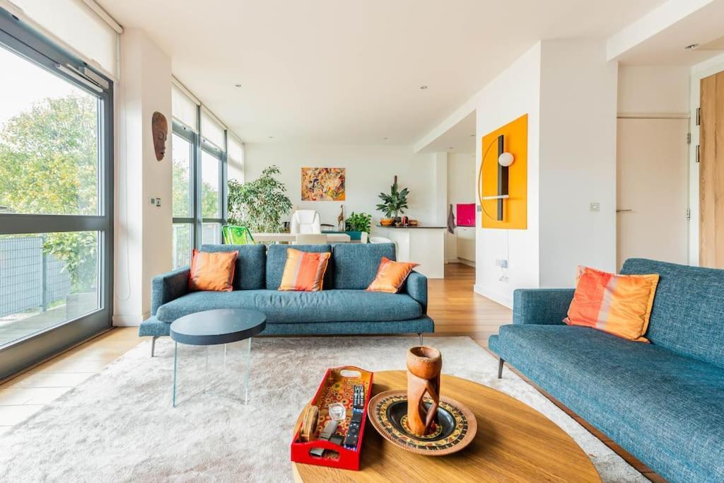 Luxurious Flat Sunny, Quiet, Design, Lift, Balcony Appartement Londen Buitenkant foto