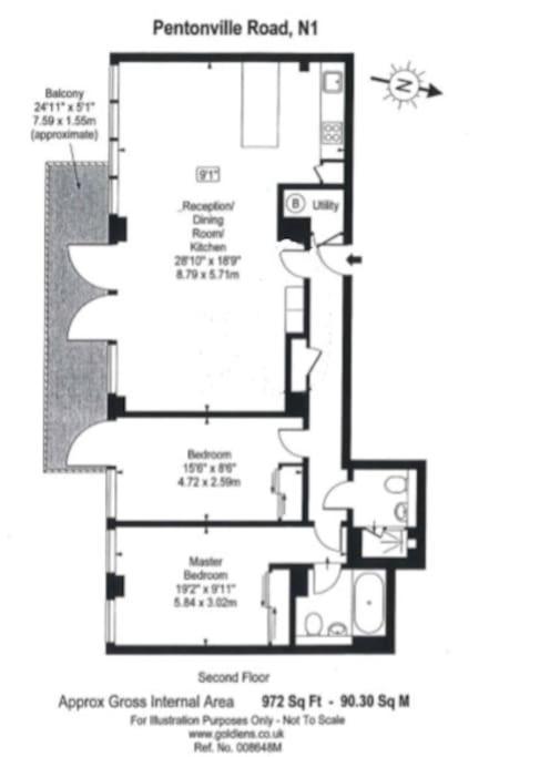 Luxurious Flat Sunny, Quiet, Design, Lift, Balcony Appartement Londen Buitenkant foto